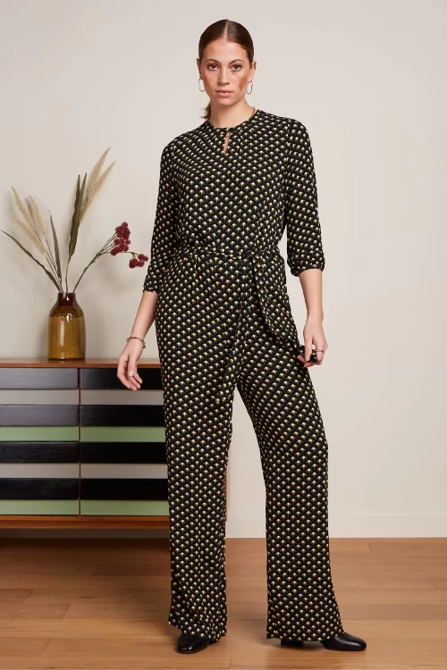 King Louie Luna Mayfield jumpsuit in sycamore groen