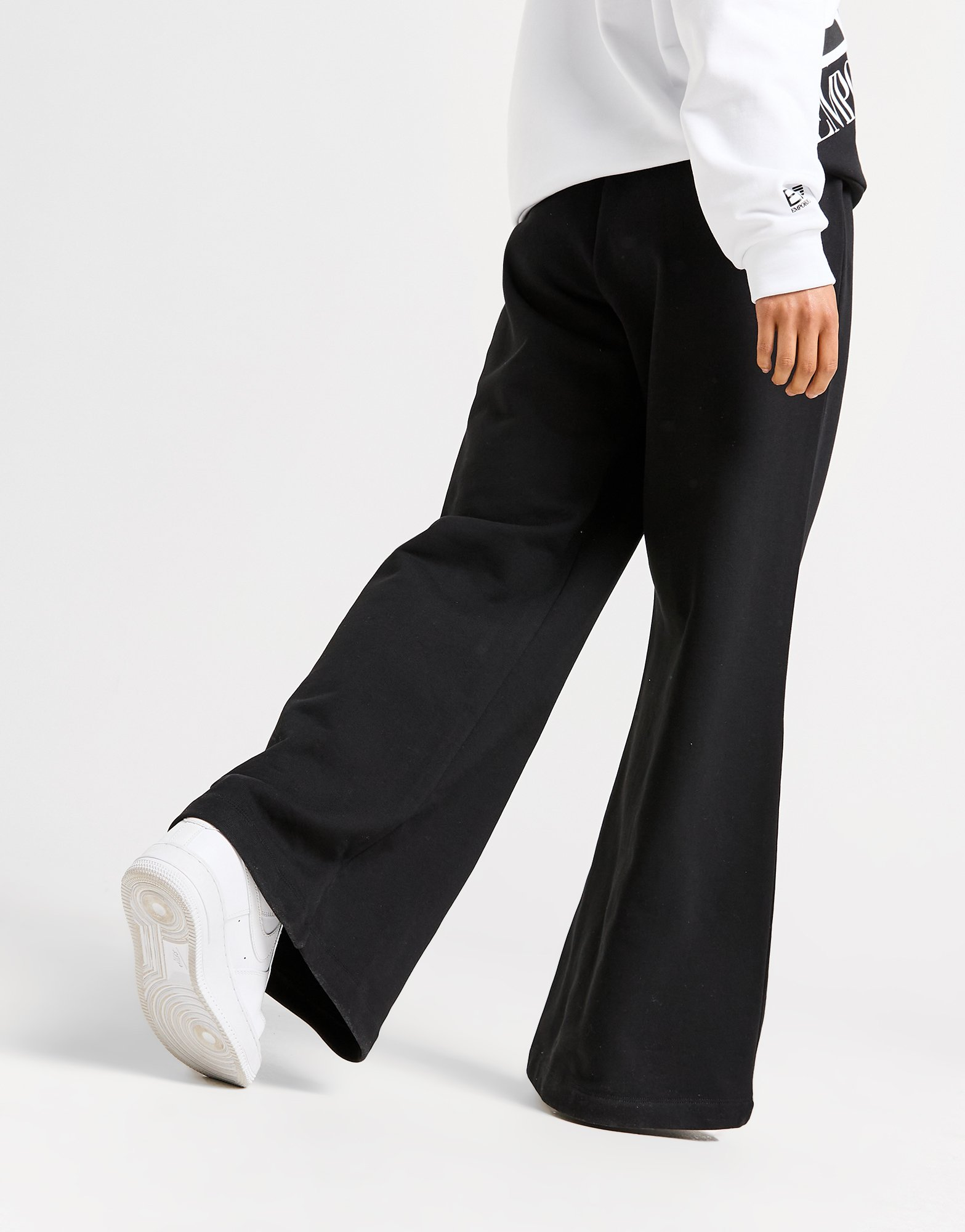 Emporio Armani EA7 Pantalon de jogging Wide Leg Femme