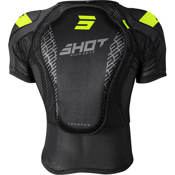Shot - Gilet Trooper Noir / Jaune