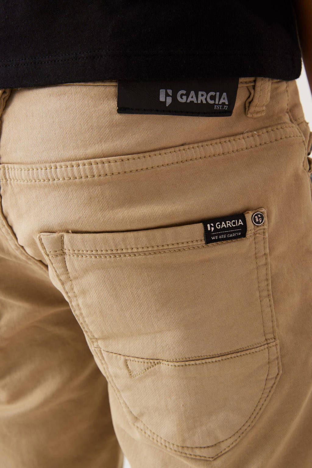 Garcia regular fit casual short Lazlo short kaki