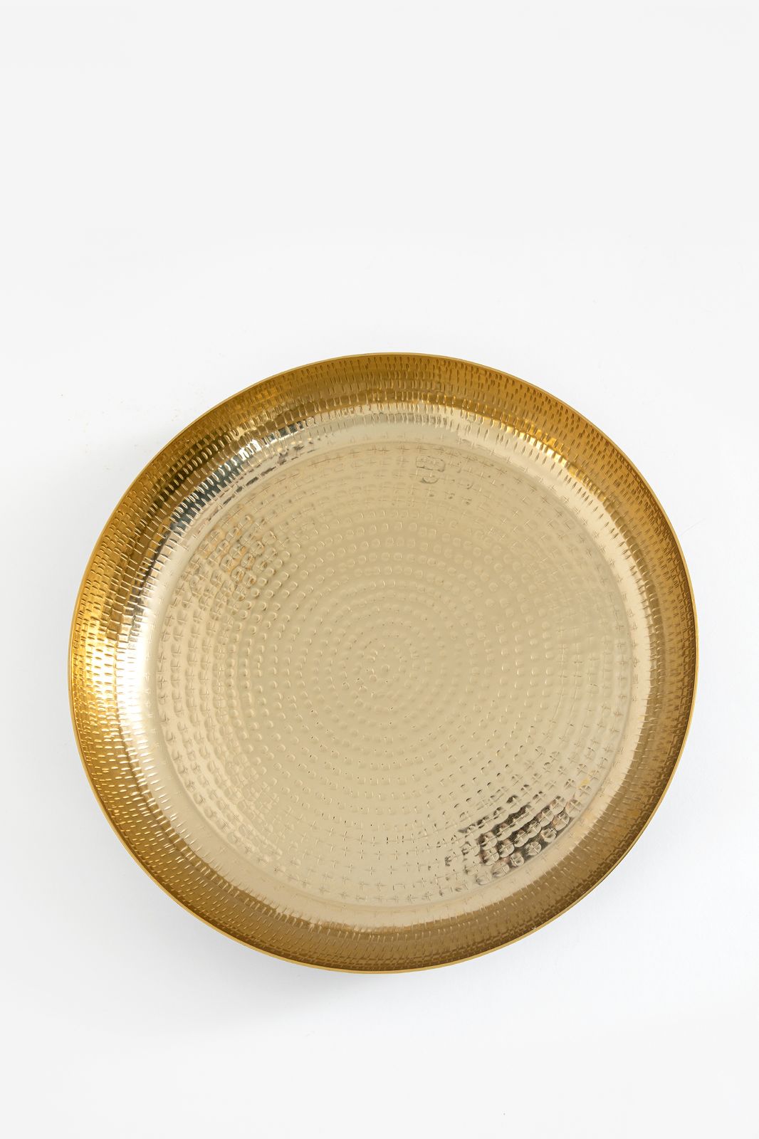Gouden aluminium schaal large