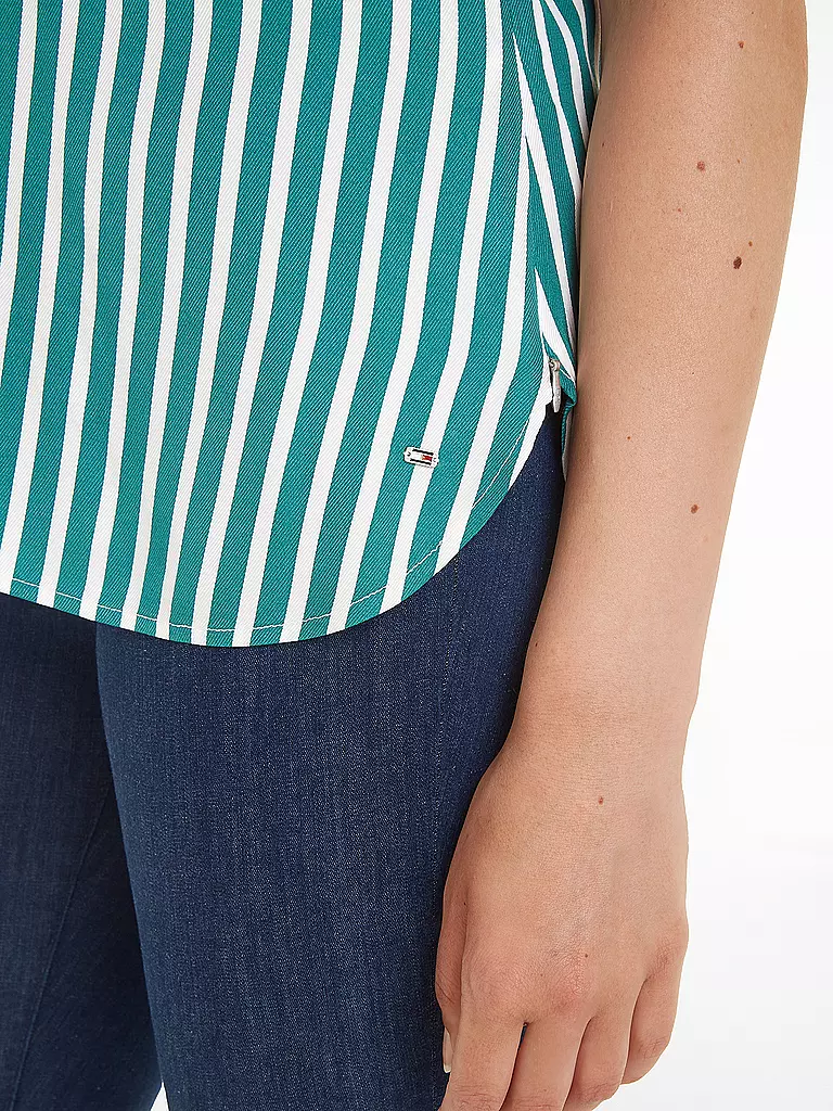 TOMMY HILFIGER Blusenshirt  grün