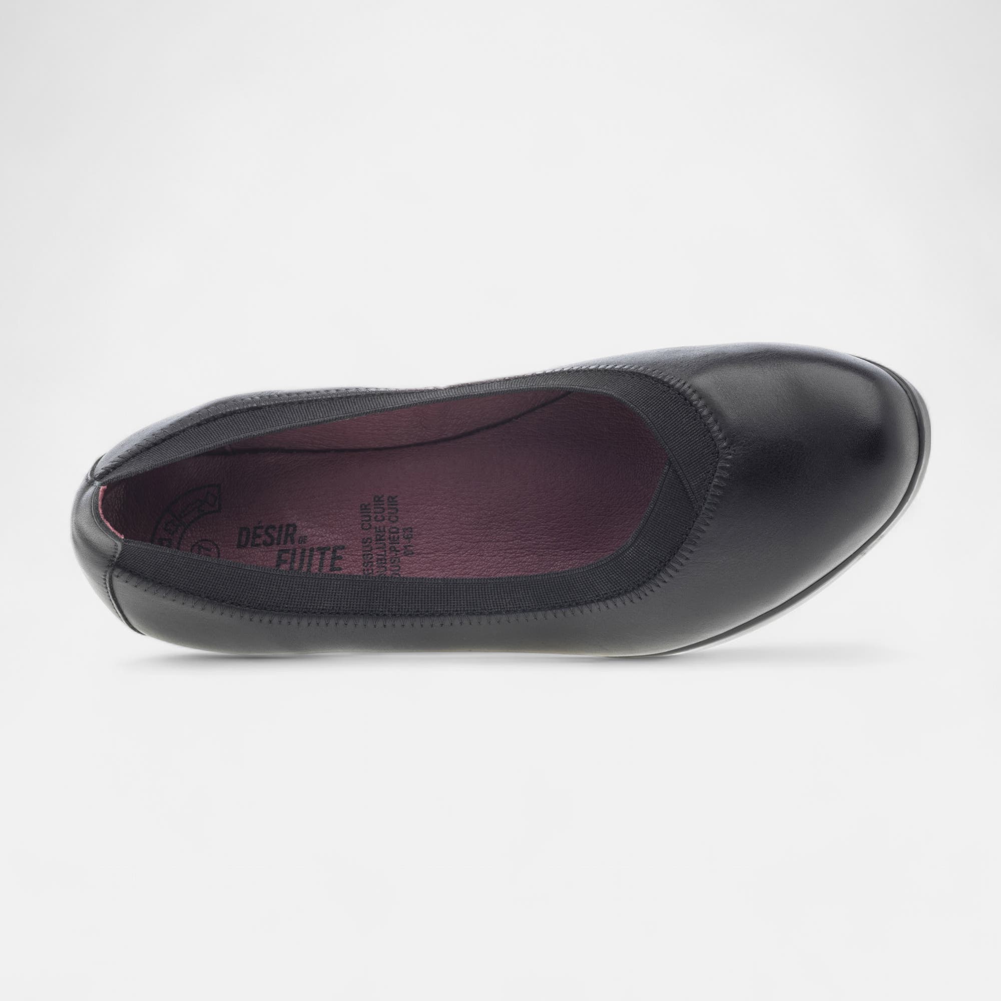 Escarpins à talon Femme en cuir noir