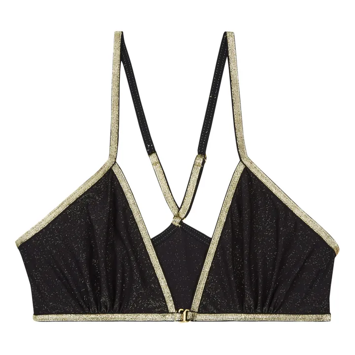 La Nouvelle Brassière Angèle Métallisée | Noir