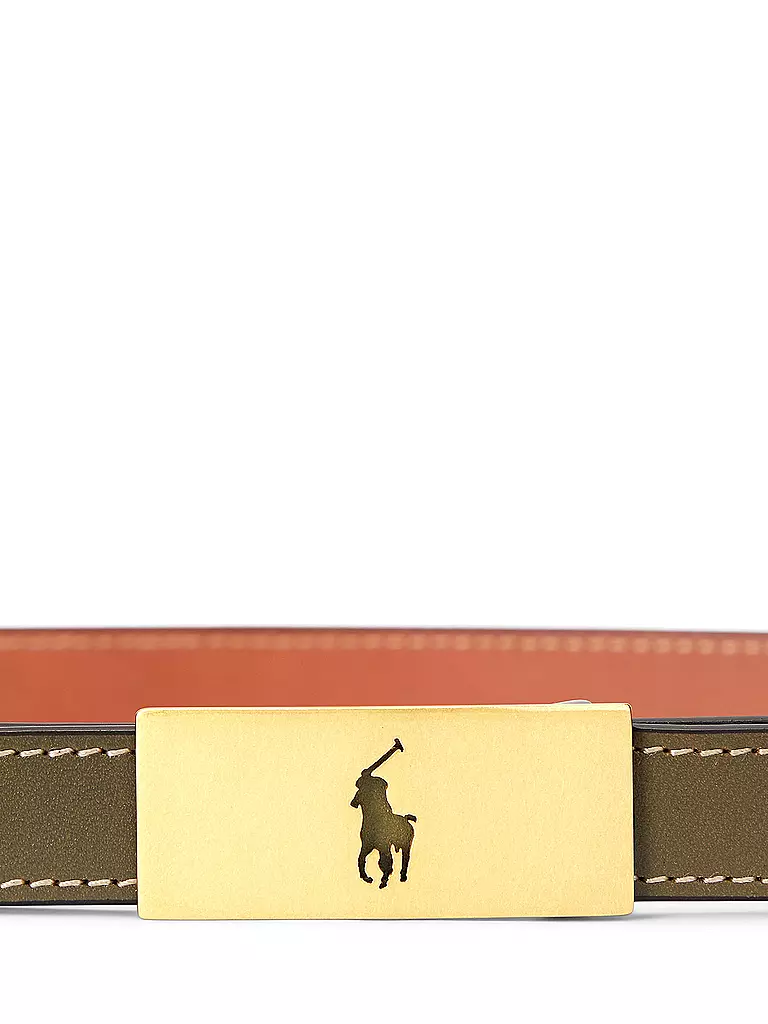POLO RALPH LAUREN Ledergürtel olive
