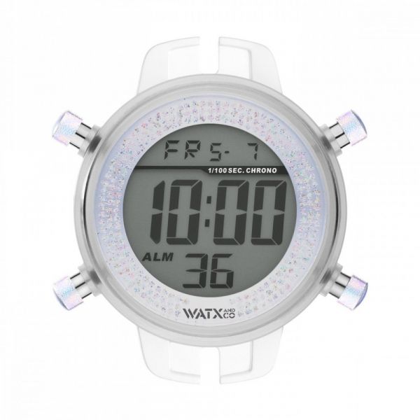 Watx & Colors Mostrador de Relógio M Digital Iris Prateado - RWA1128