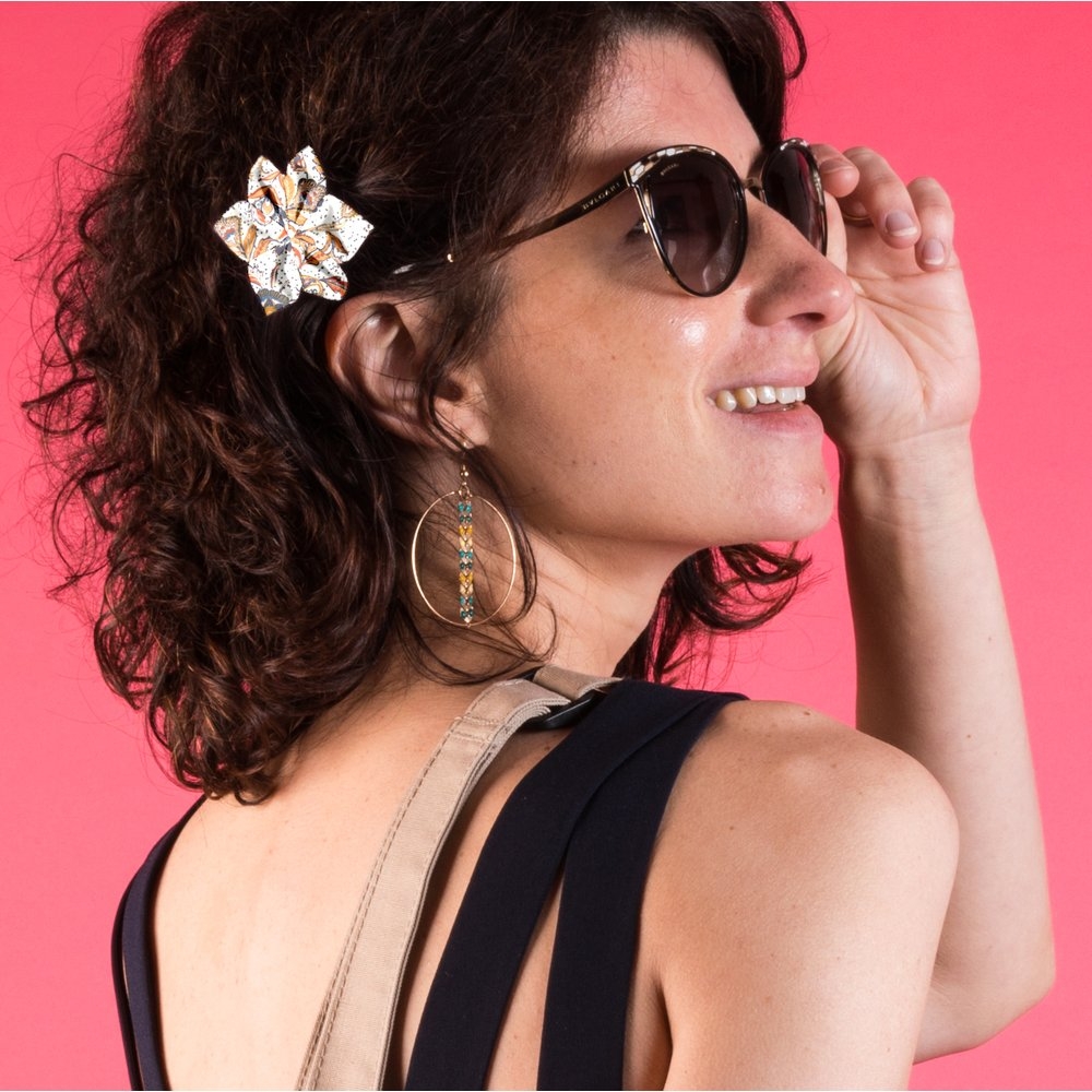 Barrette Fleur Étoile 4 Kashmir