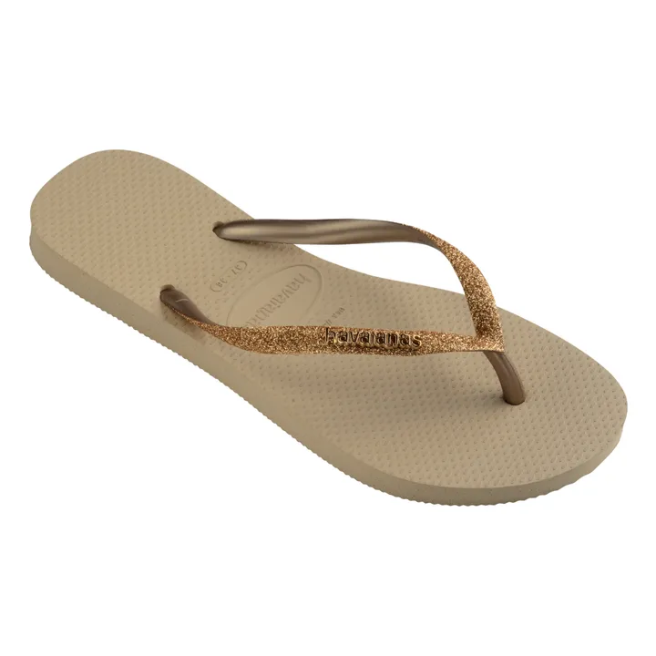 Havaianas Tongs Slim Glitter | Or