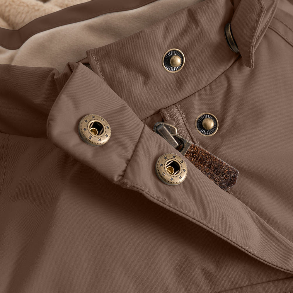 Køb Mini A ture Chestnut Brown Matwang Fleece Lined Winter Jacket. GRS