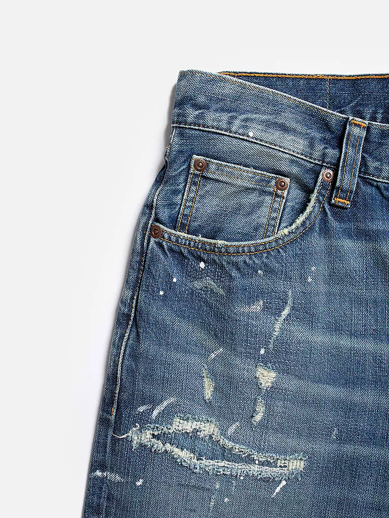NUDIE JEANS Jeans Straight Fit  blau