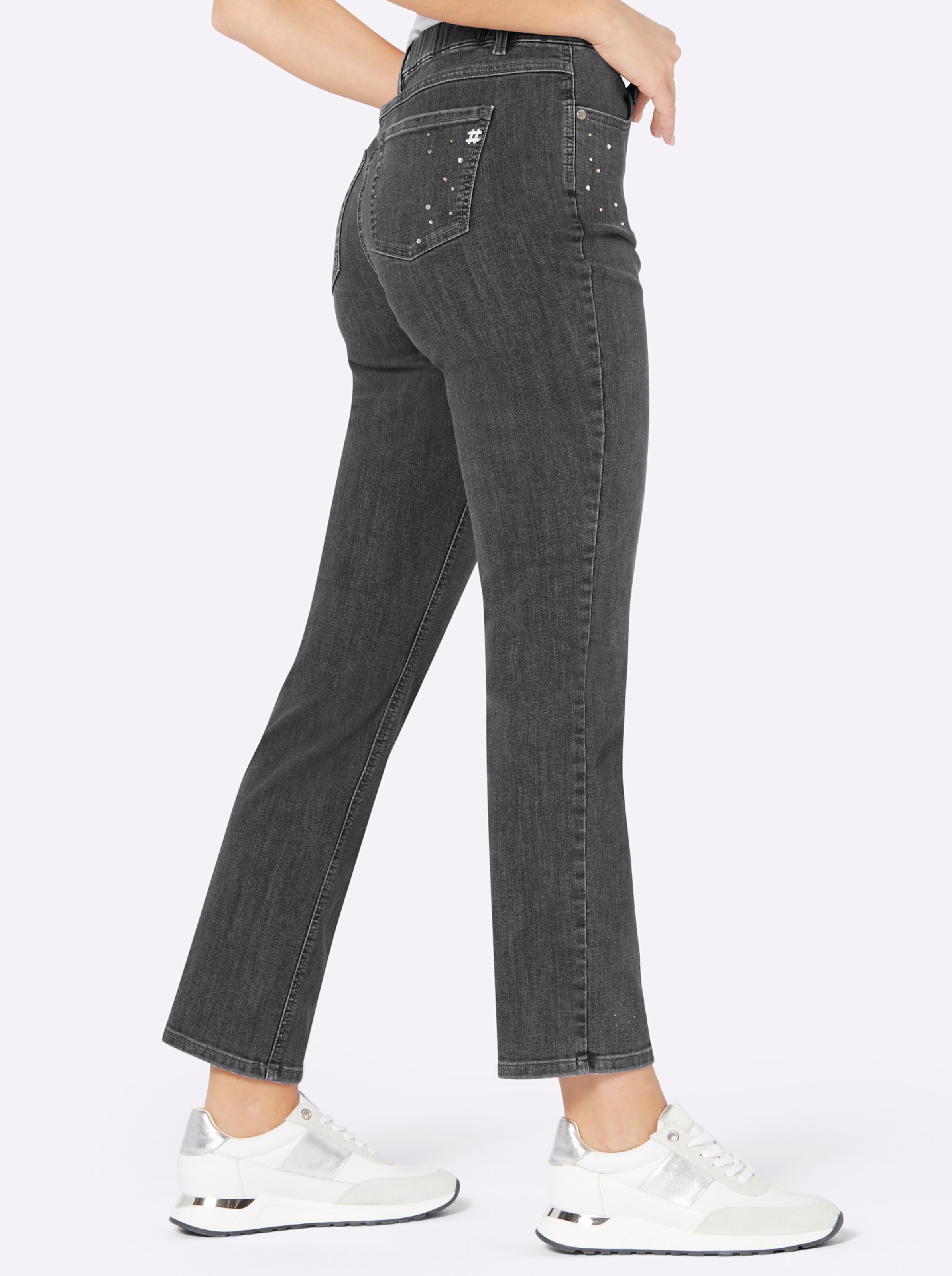 Ascari Edel-Jeans in grey denim