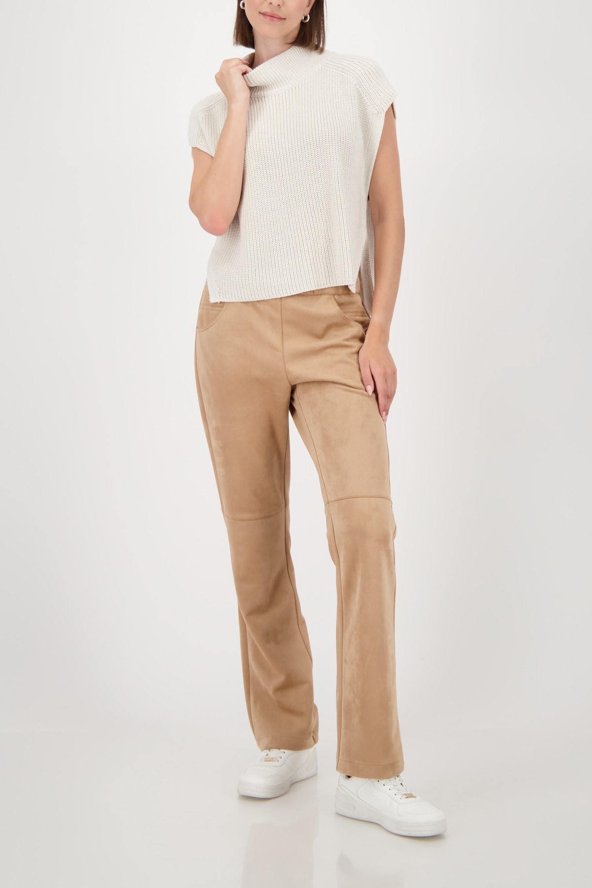 Monari Pullunder , Regular fit mit Stehkragen