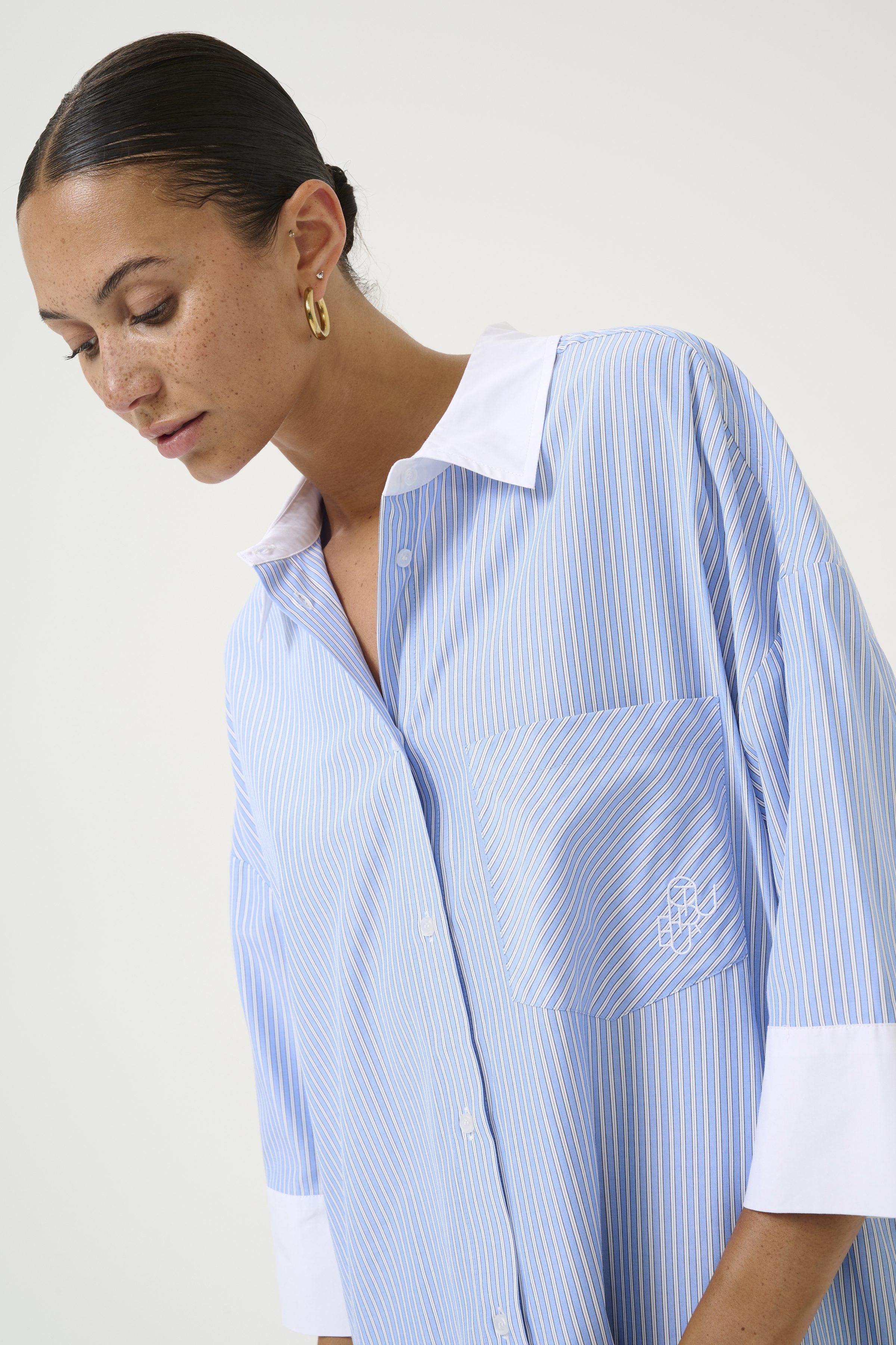Culture - Jude Shirt - Blue Stripe