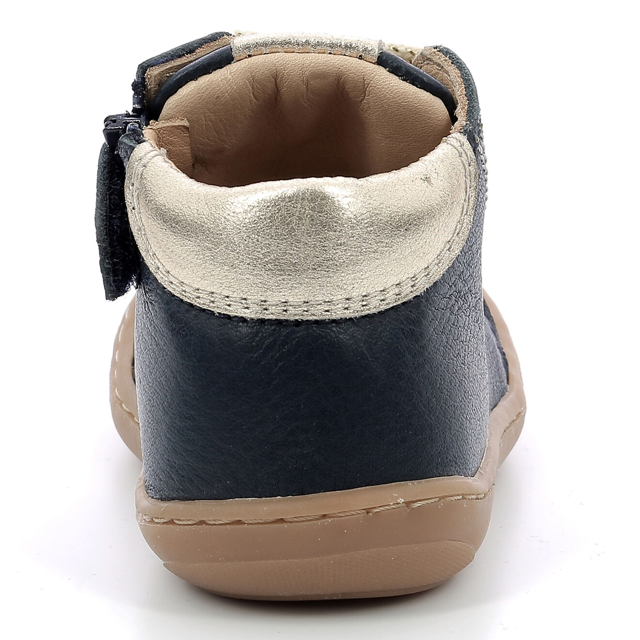 Aster Bottillons en Cuir Chyoso marine