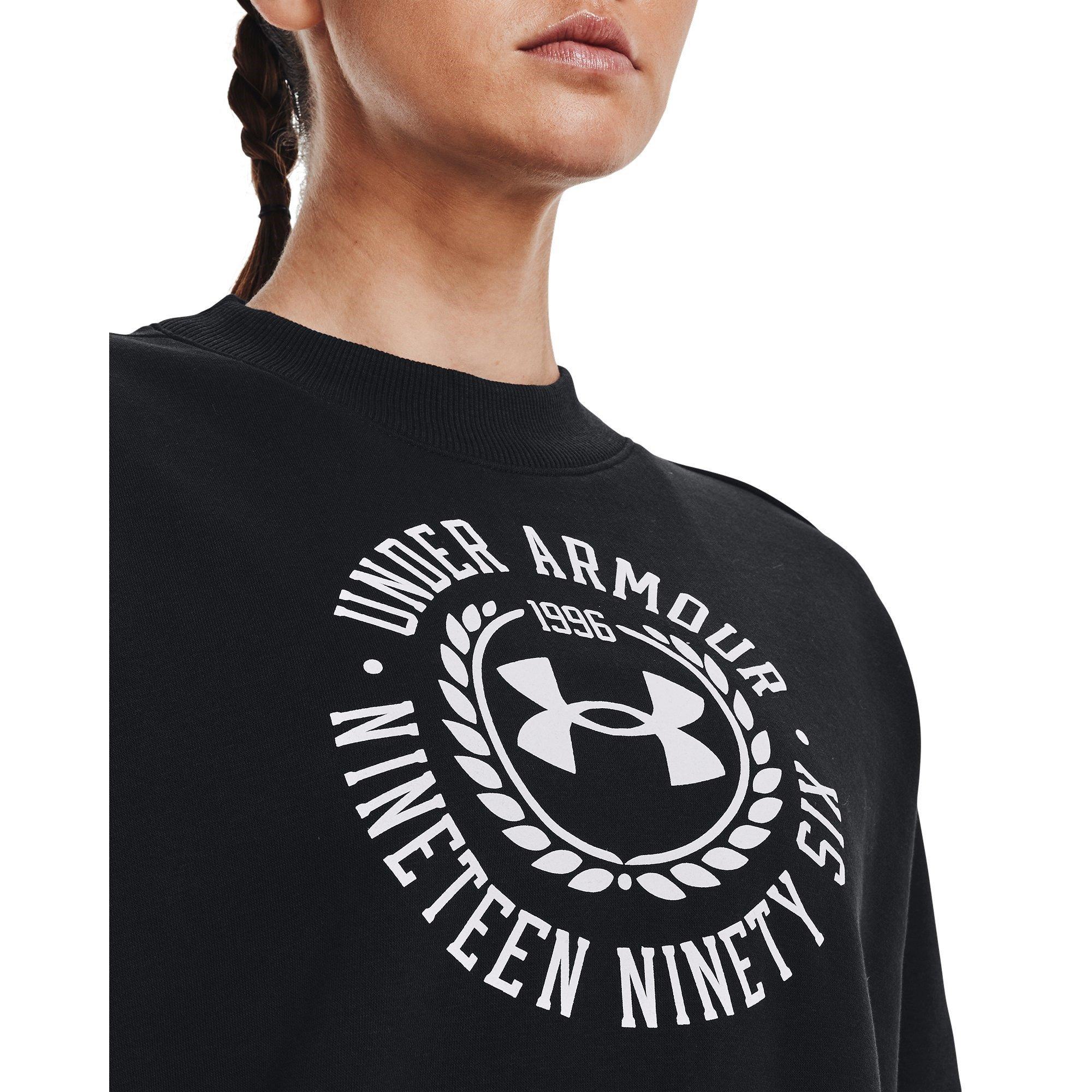 Under Armour Rival Crest Crew Sweatshirt Womens