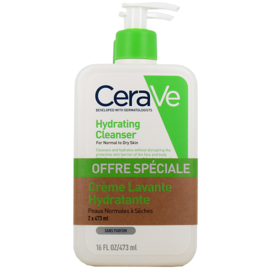 Crème lavante et hydratante pour le corps CeraVe