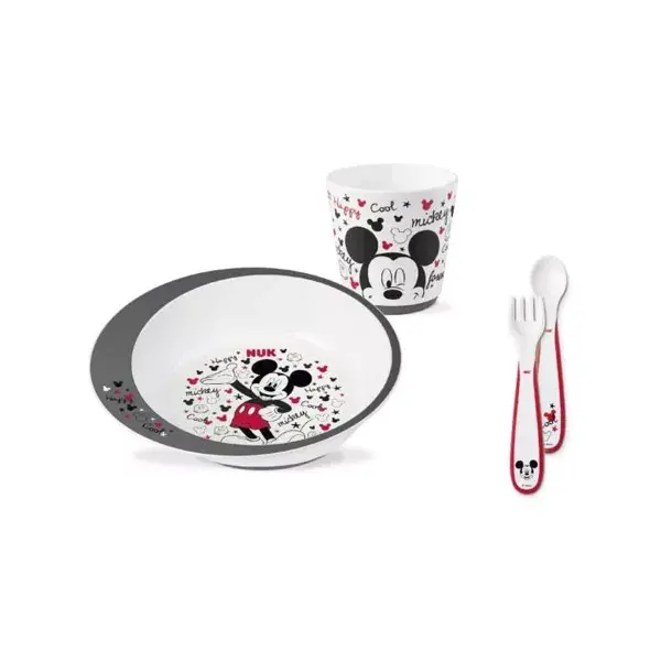 Conjunto de louça Nuk Mickey Mouse