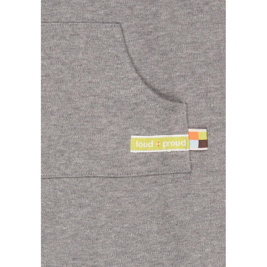 loud + proud Latzhose Grey