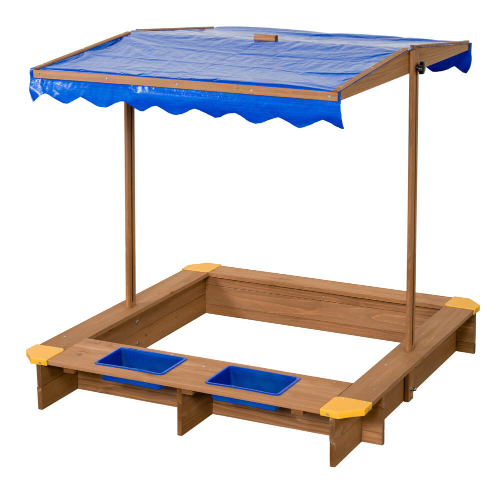 Swing King Ibiza - Zandbak - 12.1 Kilogram - Blauw - Hout