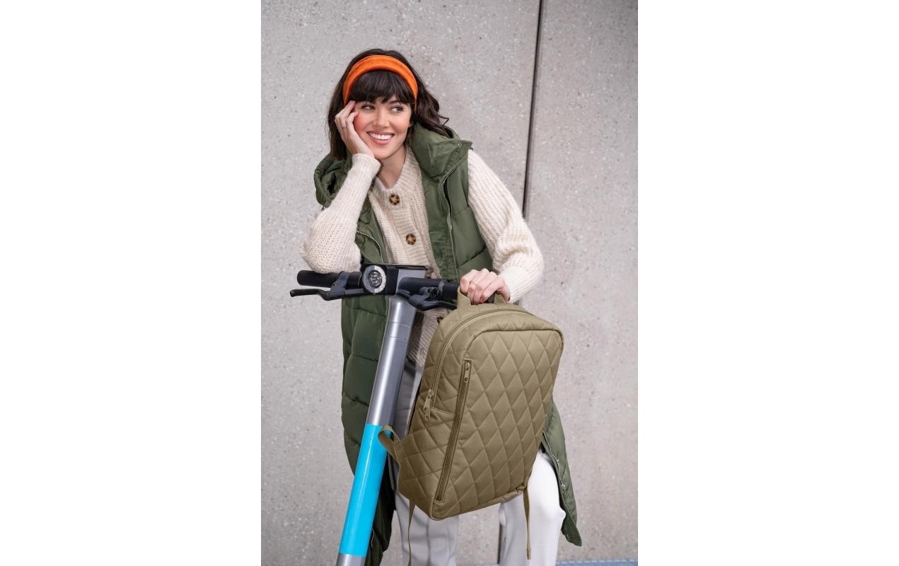 Rucksack Classic Backpack M Rhombus OliveRucksack im Unisex-Look