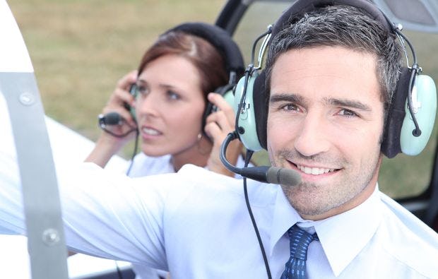 Romantik-Hubschrauber-Rundflug ab Trebbin als Geschenk