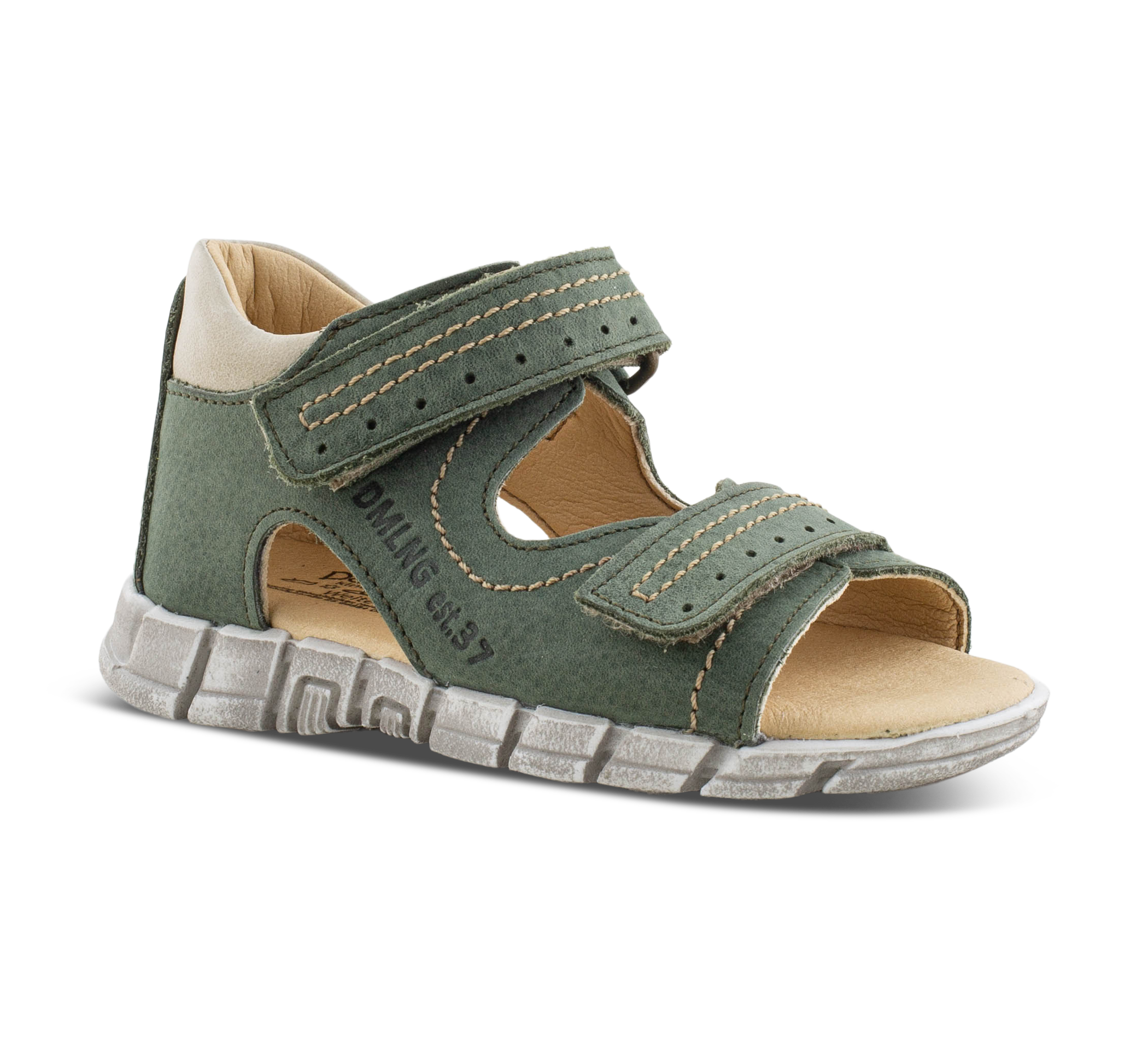 Däumling Morin - Offene Sandalen grün