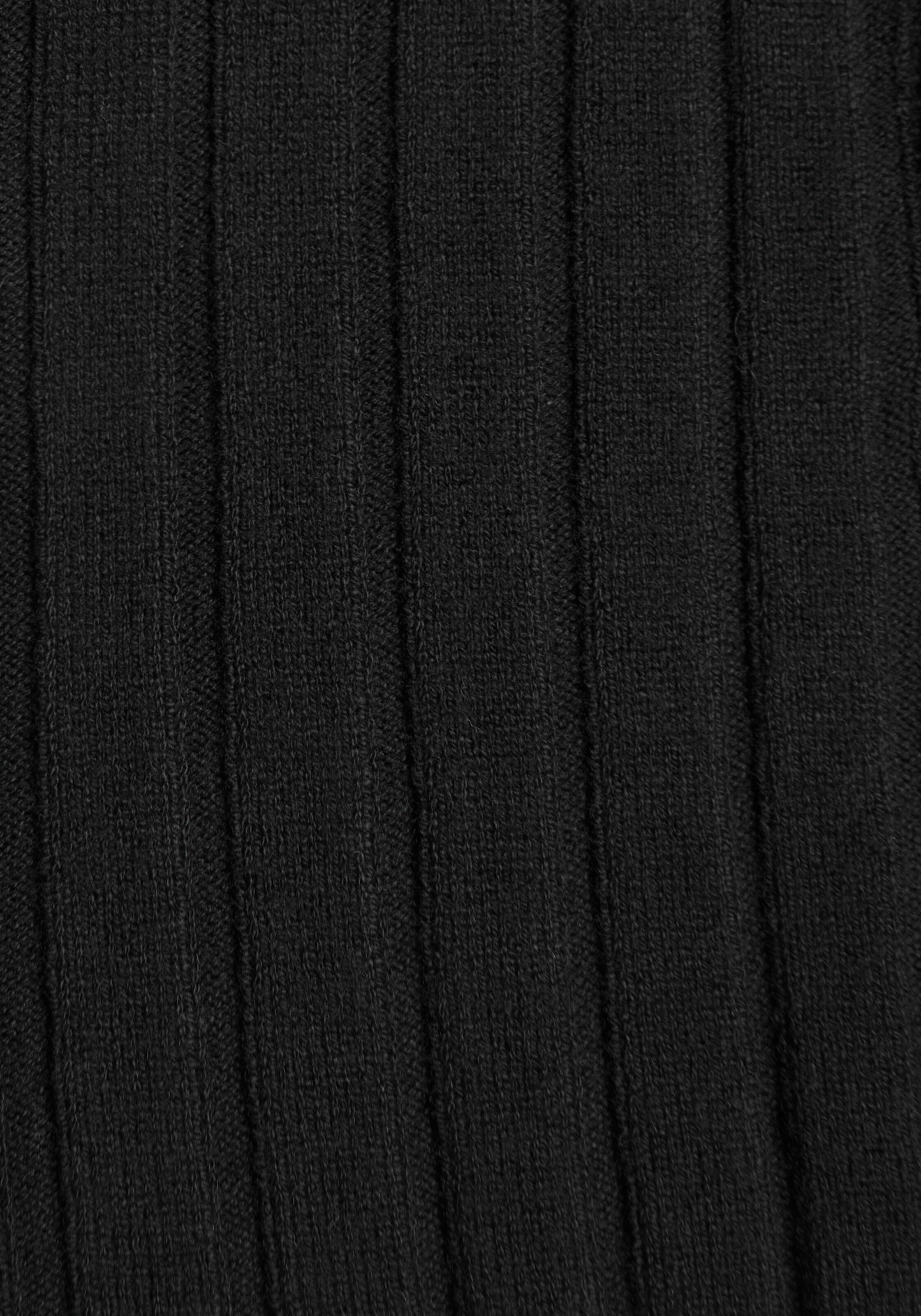 LASCANA Strickjacke in schwarz