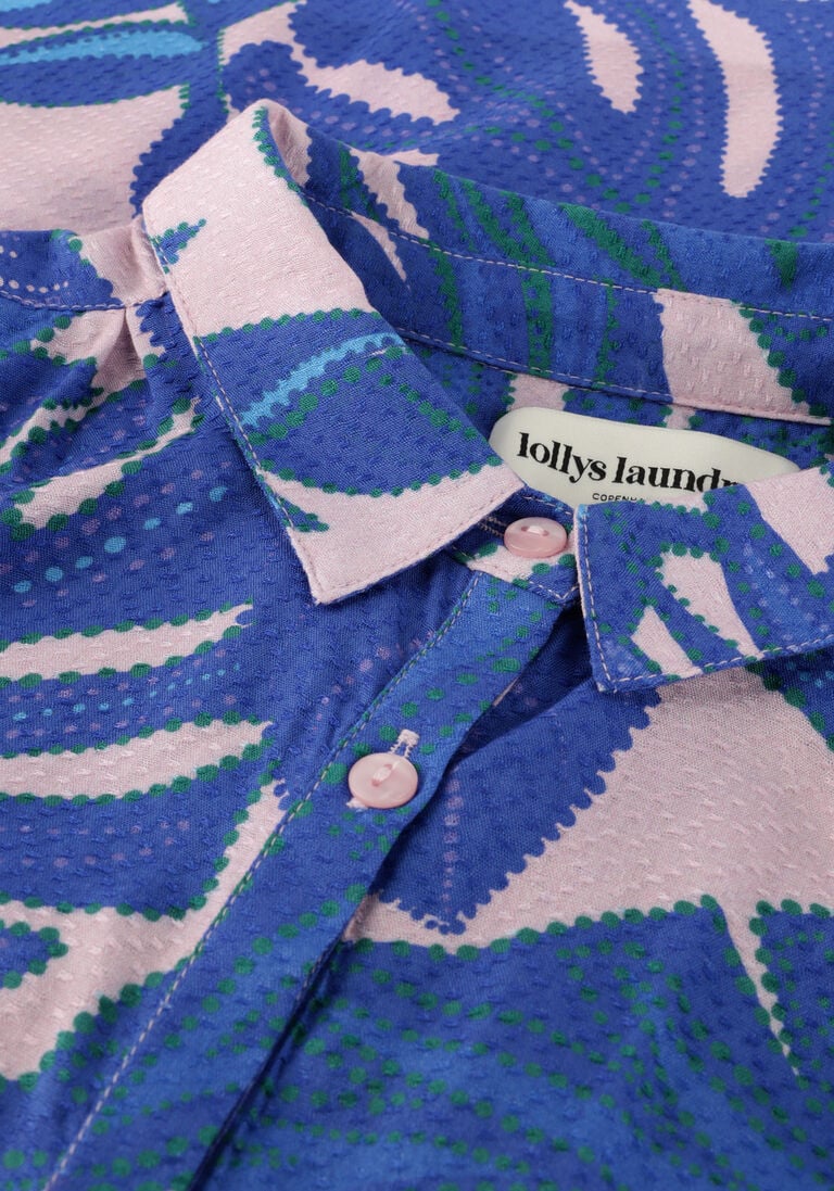 LOLLYS LAUNDRY blauwe lollys laundry blouse lari shirt