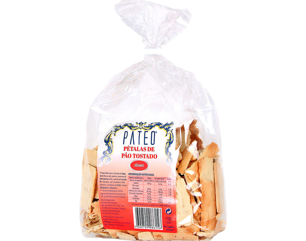 PÉTALAS PÁTEO DE PÃO SÉSAMO 250G