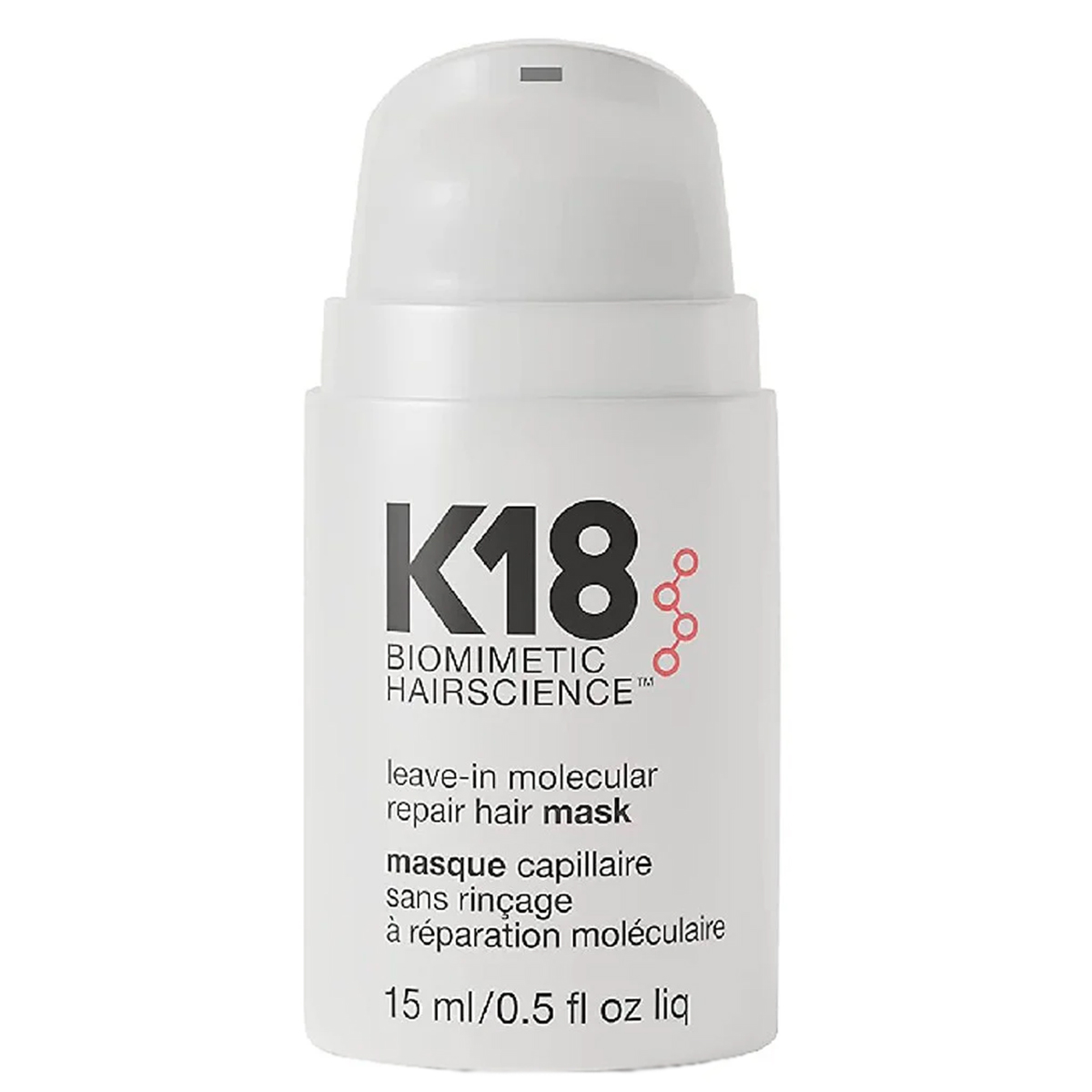 K18 Brume à Réparation Moléculaire sans Rinage 15 ML