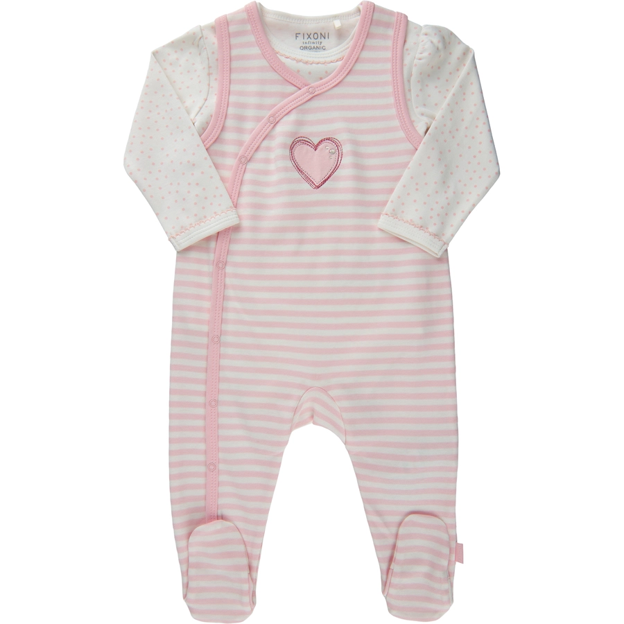 FIXONI Body Langarm 2teilig light rose