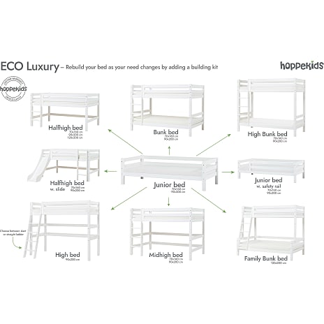 Hoppekids ECO Luxury køjeseng 90x200 cm