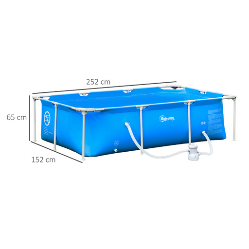 Piscina removível Outsunny 848-016v90