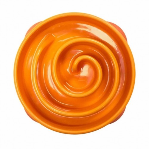 Comedouro para cães Outward Hound Slo Bowl Mini Laranja