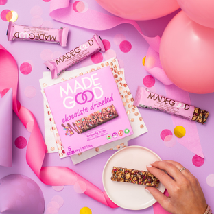 Made Good Chocolate Drizzled Granola Bars - Birthday Cake Flavor 120GR