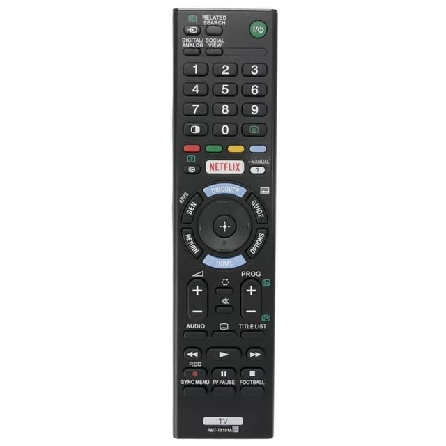 Udskiftning af fjernbetjening til RMT-TX101A til Sony TV
