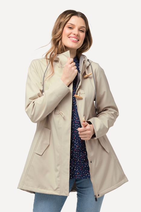 HYPRAR Softshelljacke, wasserabweisend, Fleecefutter, Kapuze