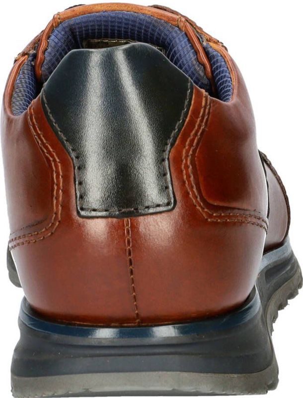Bugatti - Lage Sneakers - Heren - Zwart - Leer - Comfortabel Draaggevoel