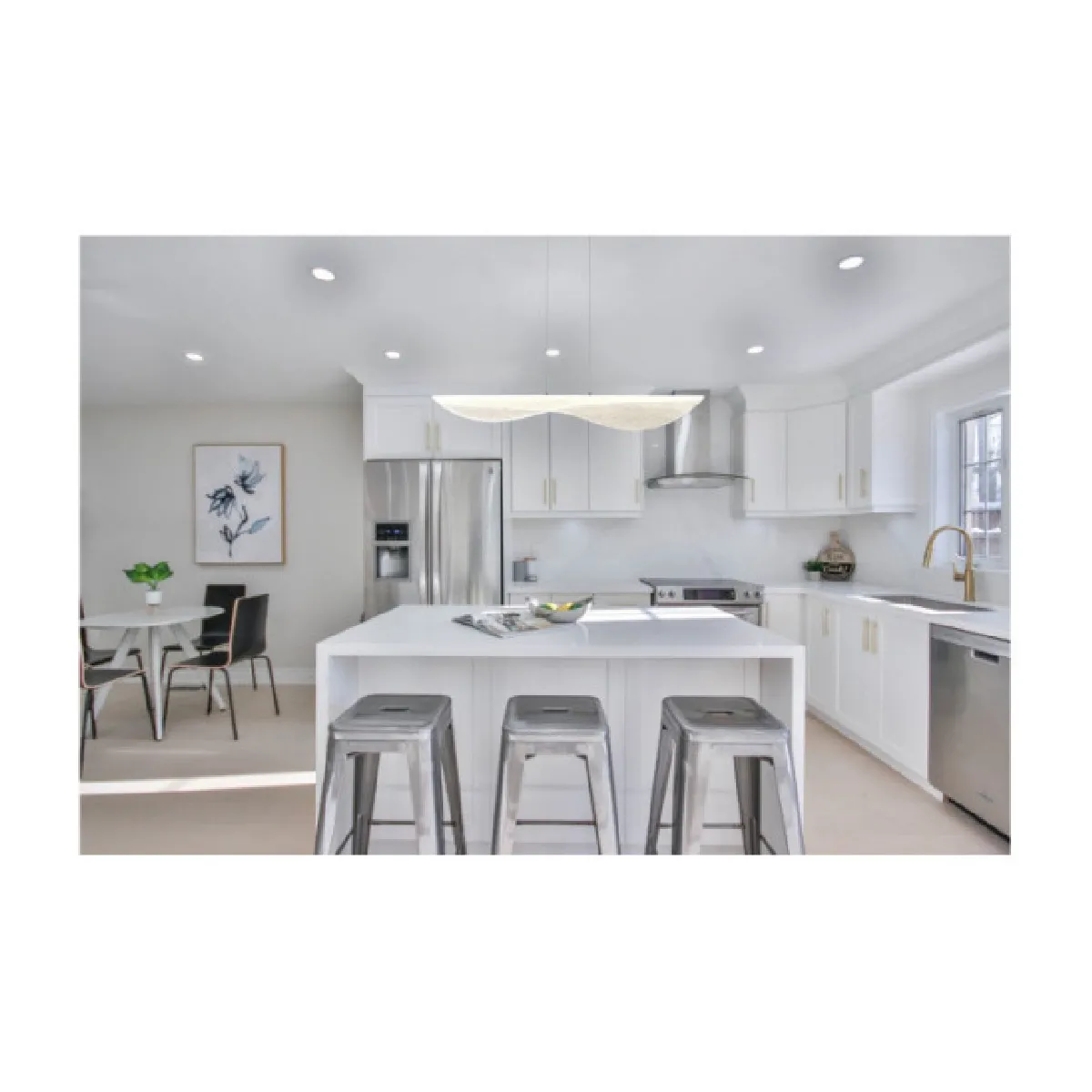 Luminaire Center Suspension LED Bianca - Blanc