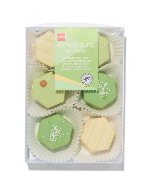 petits fours lemon curd