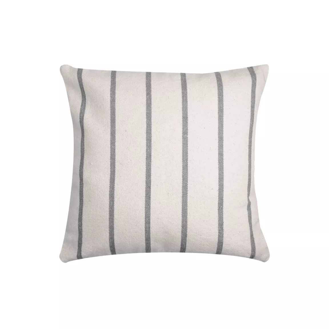 Coussin extérieur carré toile de coton (50 x 50 cm) Ocealys Gris anthracite