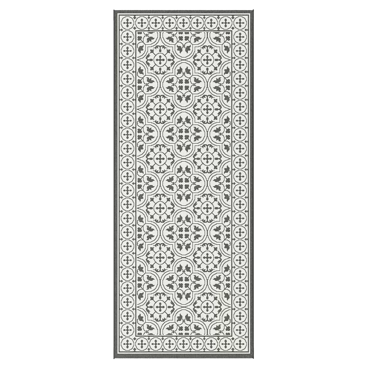 Teppich Patio Flatweave Anthrazit