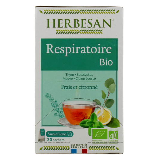 Herbesan infusion bio Respiratoire - Tisane de thym