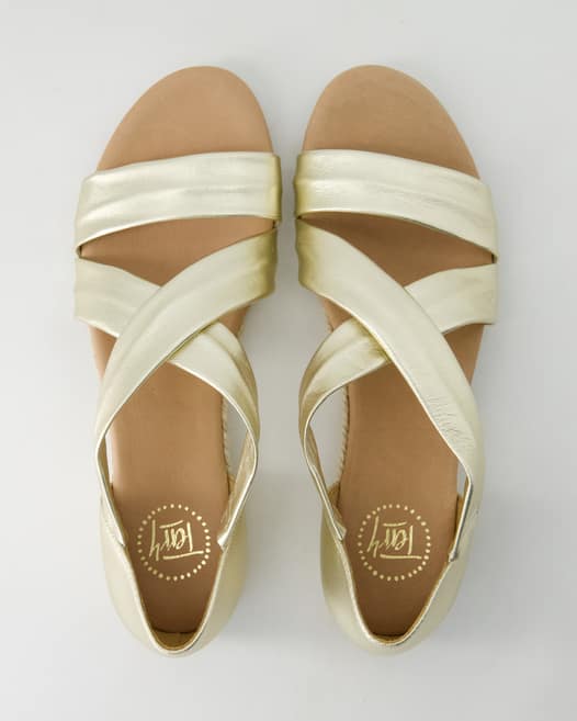 Terry Isabella Sandalen in Gold