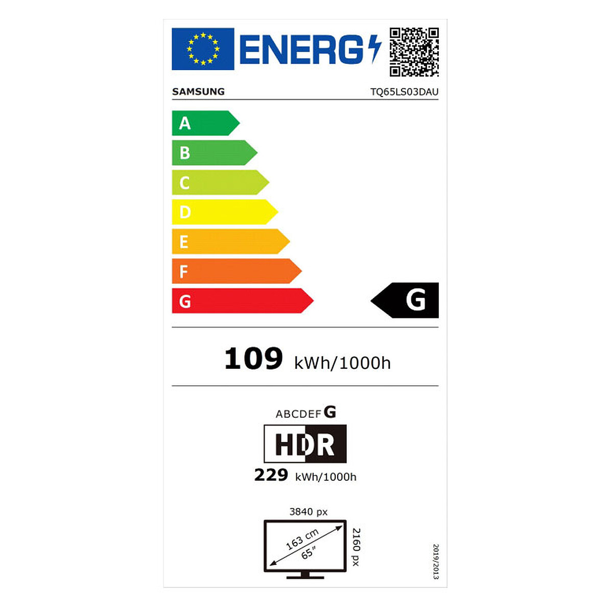 Samsung QLED The Frame TQ65LS03D-BF