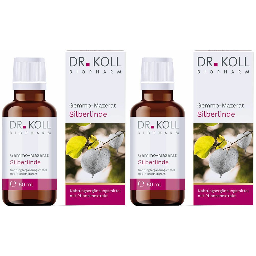 DR. KOLL GEMMO Mazerat Silberlinde Dr.Koll Tilia tomentosa