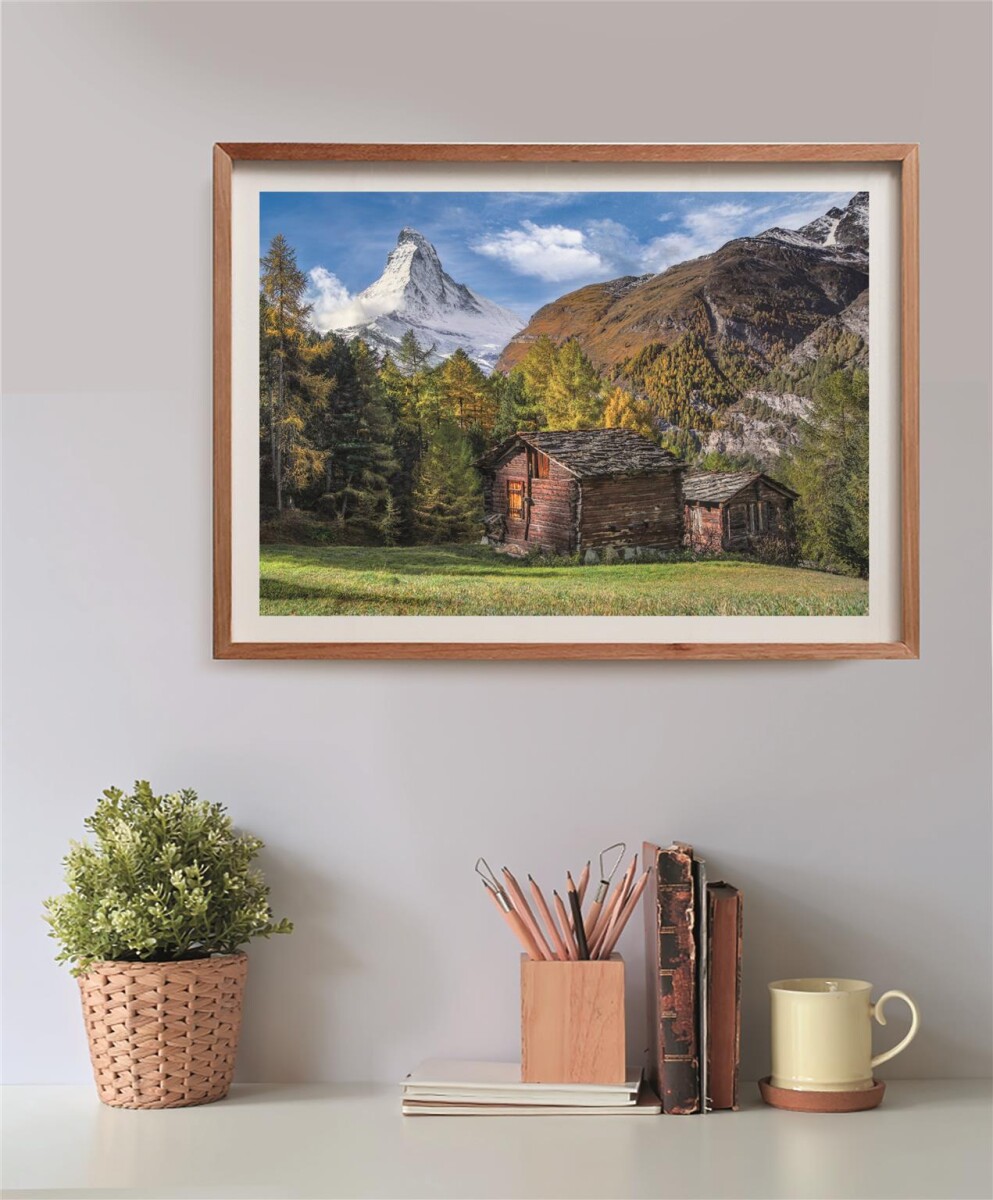 Clementoni Puslespil - Matterhorn - High Quality - 500 Brikker