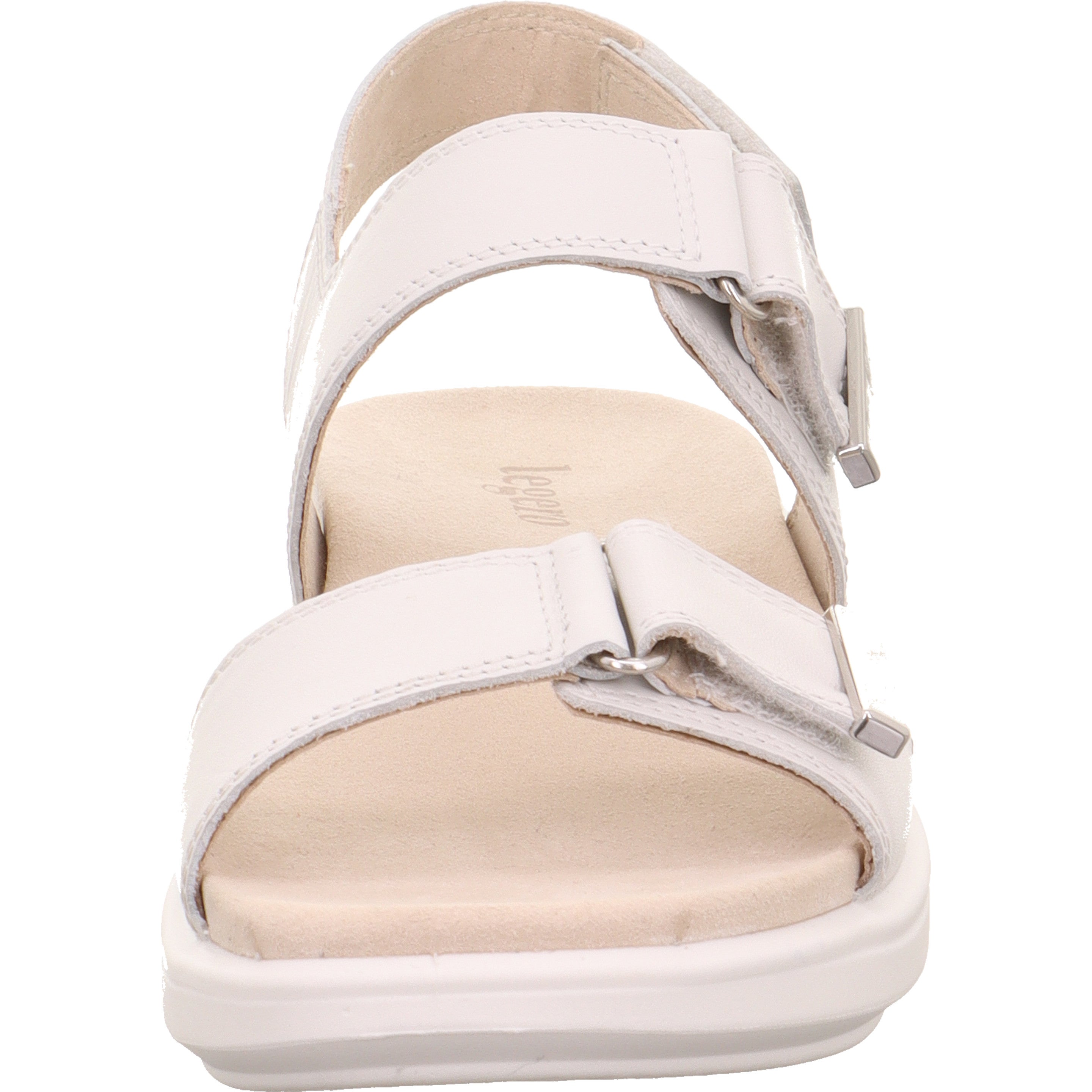 legero ELLA Damen  Sandale mit Klettverschluss - Farbe: Offwhite - Größe: 37