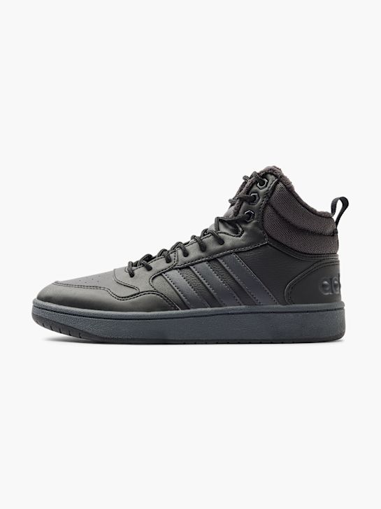 adidas HOOPS 3.0 MID WTR Hoher Sneaker Schwarz