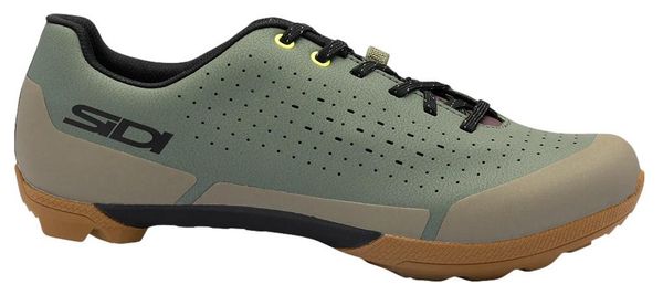 Chaussures de Gravel Sidi Asper Laces Vert Unisexe